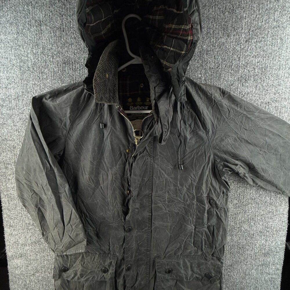 Barbour Men's Gray Hooded Jacket